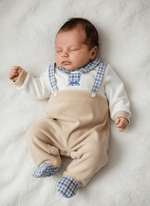 Tutina ciniglia bretelle - Piccole Canaglie - PC24275