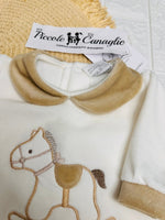 Tutina ciniglia cavallino Begie 30412 - Piccole Canaglie - PC24038