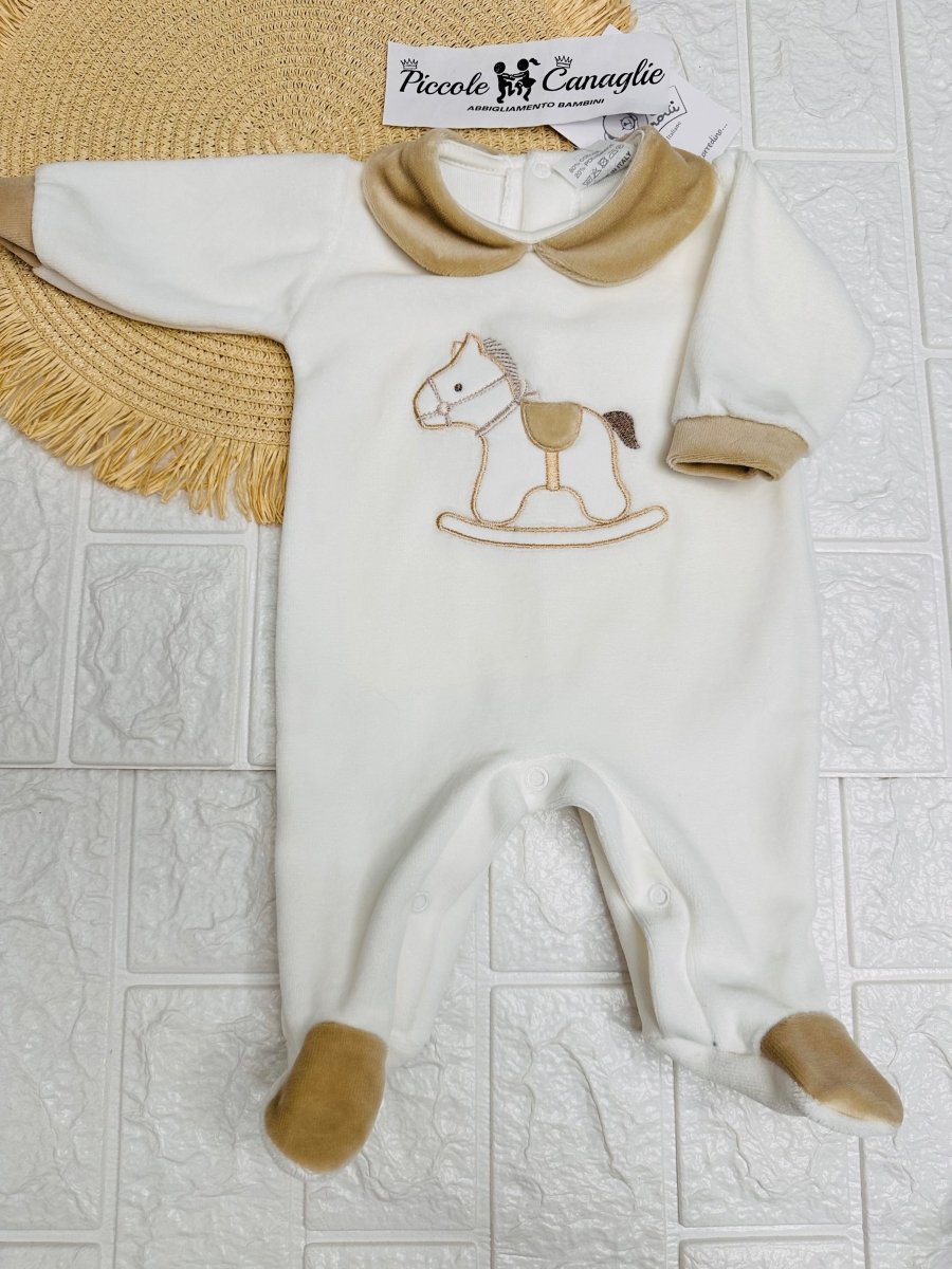 Tutina ciniglia cavallino Begie 30412 - Piccole Canaglie - PC24038