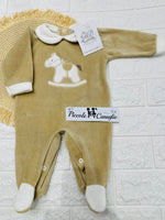 Tutina ciniglia cavallino beige 30512 - Piccole Canaglie - PC29599