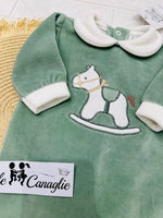 Tutina ciniglia cavallino verde 30512 - Piccole Canaglie - PC29602