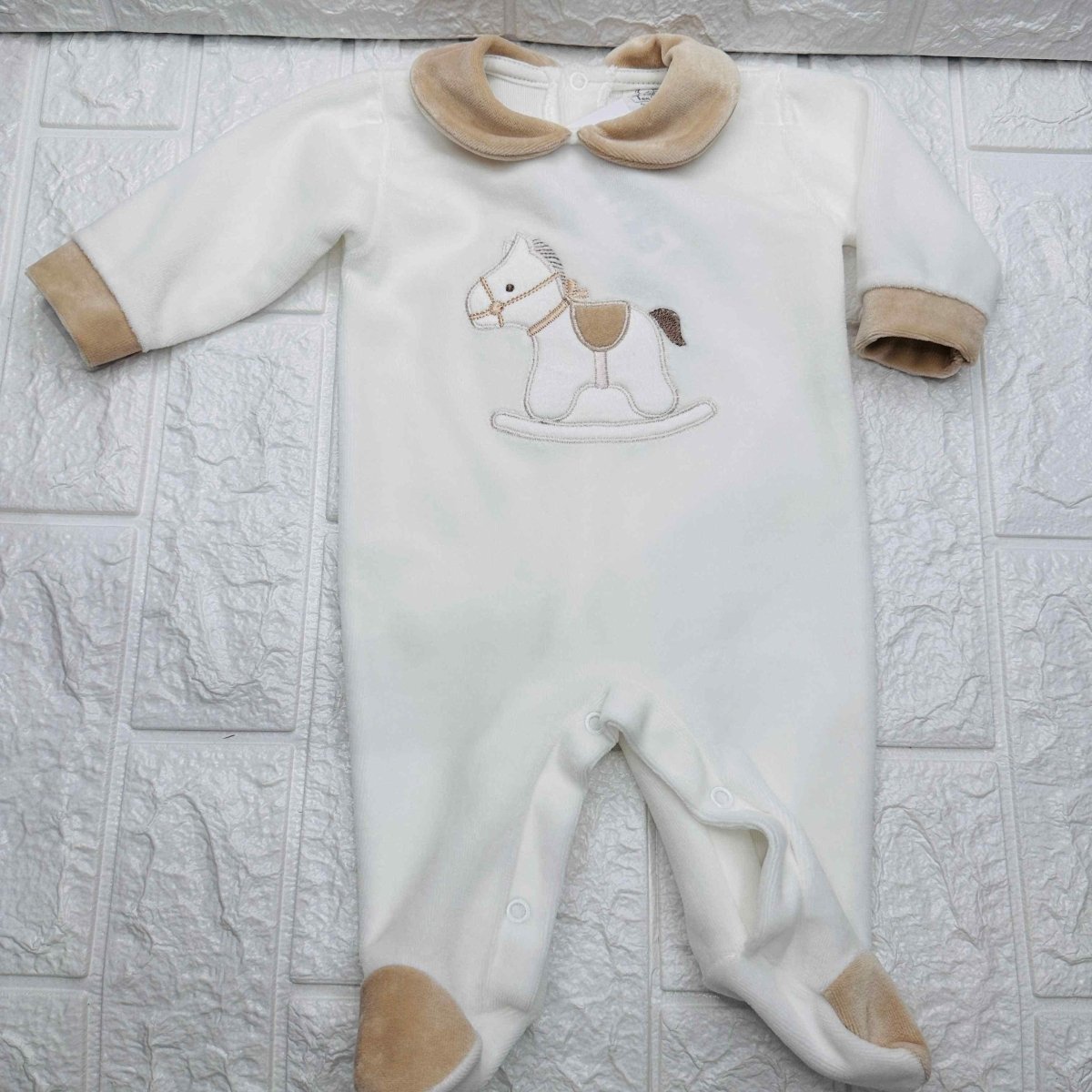 Tutina ciniglia cavallo panna 30412 - Piccole Canaglie - PC20789