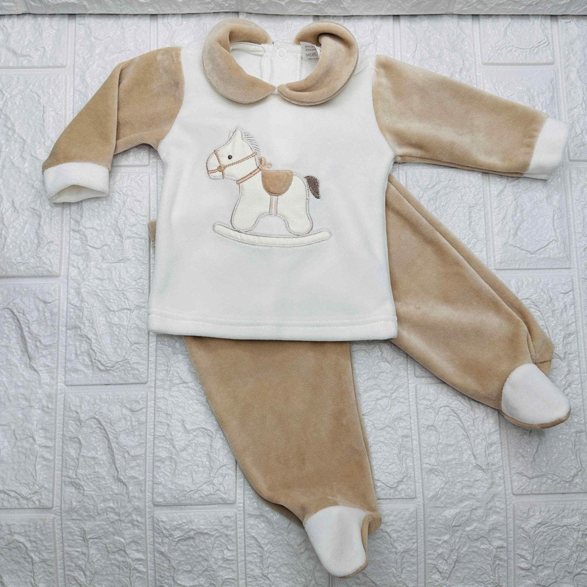 Tutina ciniglia cavallo panna 31412 - Piccole Canaglie - PC20792