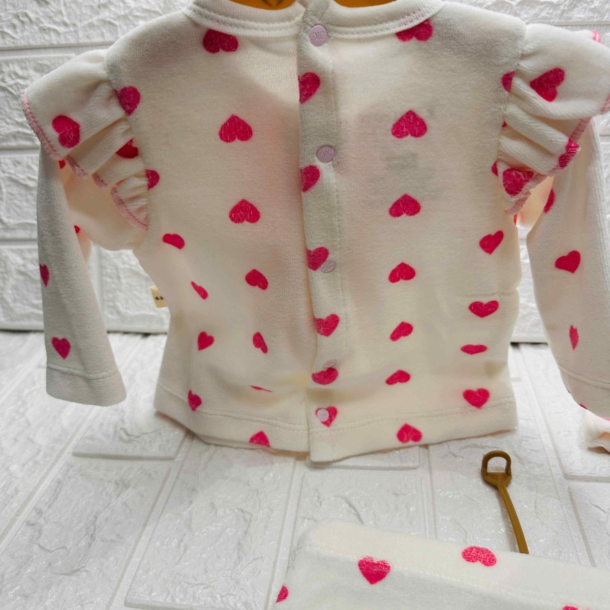 Tutina ciniglia cuori rosa - Piccole Canaglie - PC20810