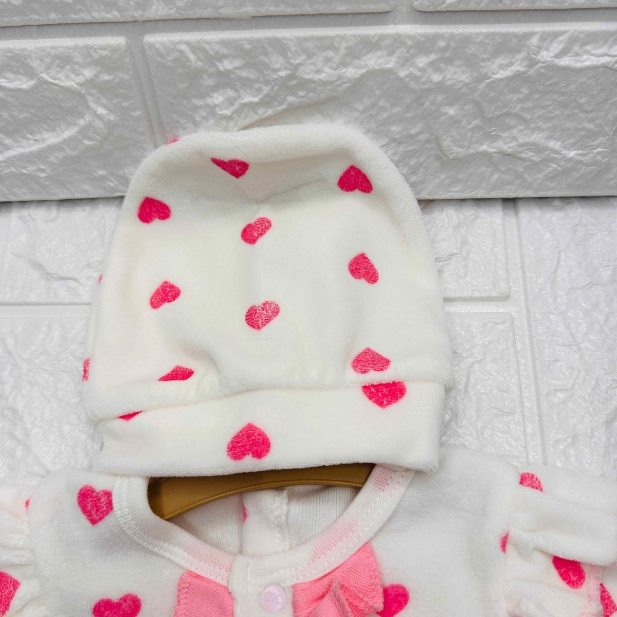 Tutina ciniglia cuori rosa - Piccole Canaglie - PC20810