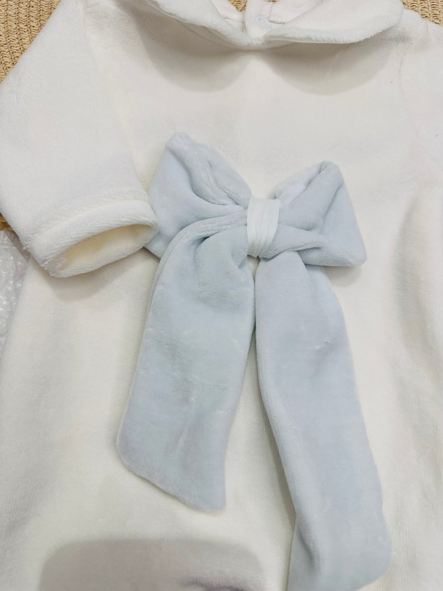 Tutina ciniglia favoletta fiocco celeste Fav0199 - Piccole Canaglie - PC29969