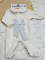 Tutina ciniglia favoletta fiocco celeste Fav0199 - Piccole Canaglie - PC29969