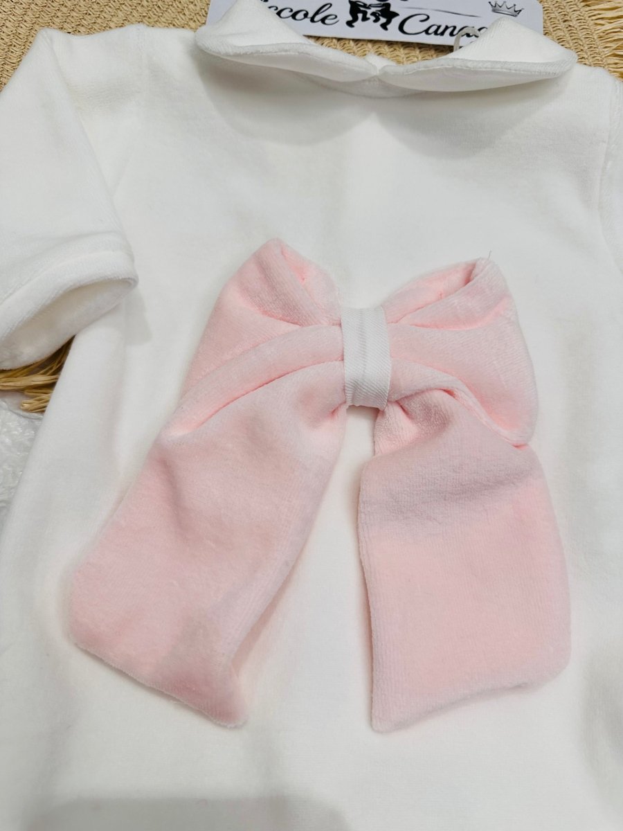 Tutina ciniglia favoletta fiocco rosa Fav0199 - Piccole Canaglie - PC29970