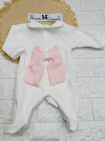 Tutina ciniglia favoletta fiocco rosa Fav0199 - Piccole Canaglie - PC29970