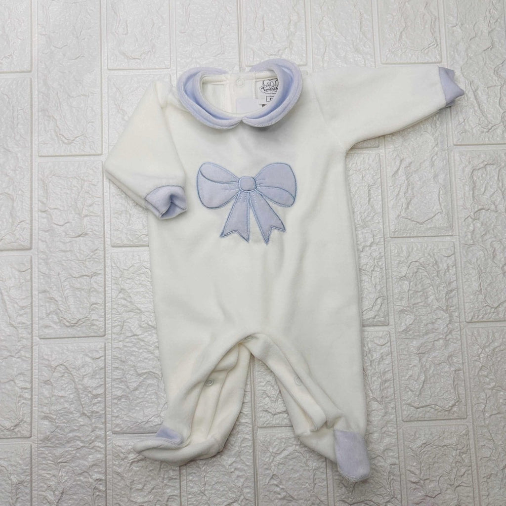 tutina ciniglia fiocco celeste - Piccole Canaglie - PC21308