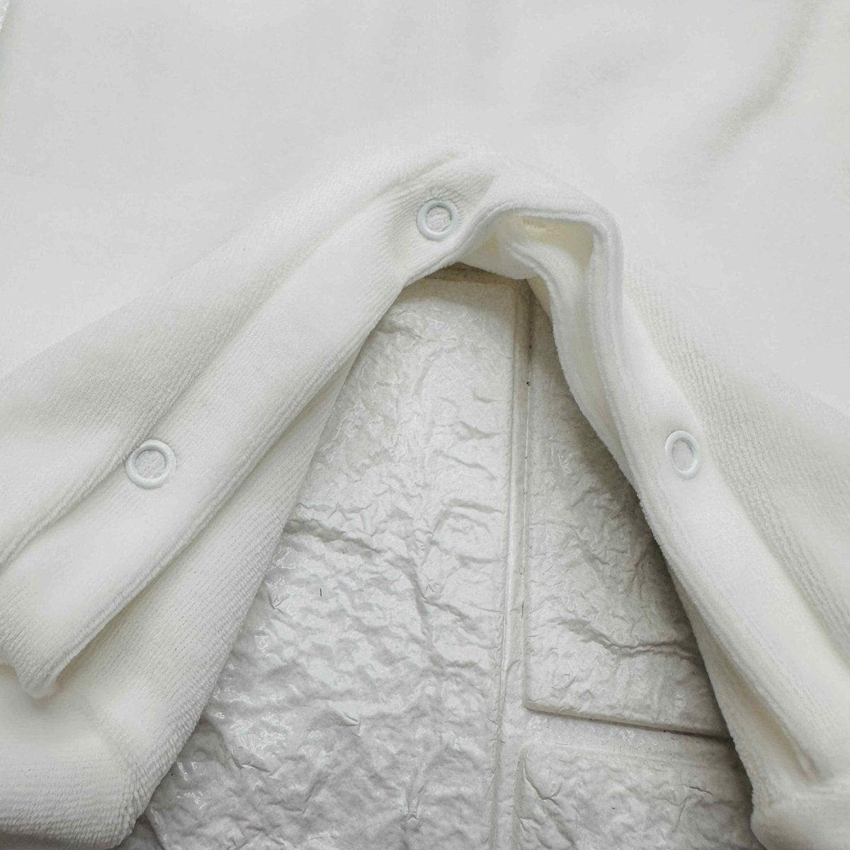 Tutina ciniglia fiocco panna 3041 - Piccole Canaglie - PC20814