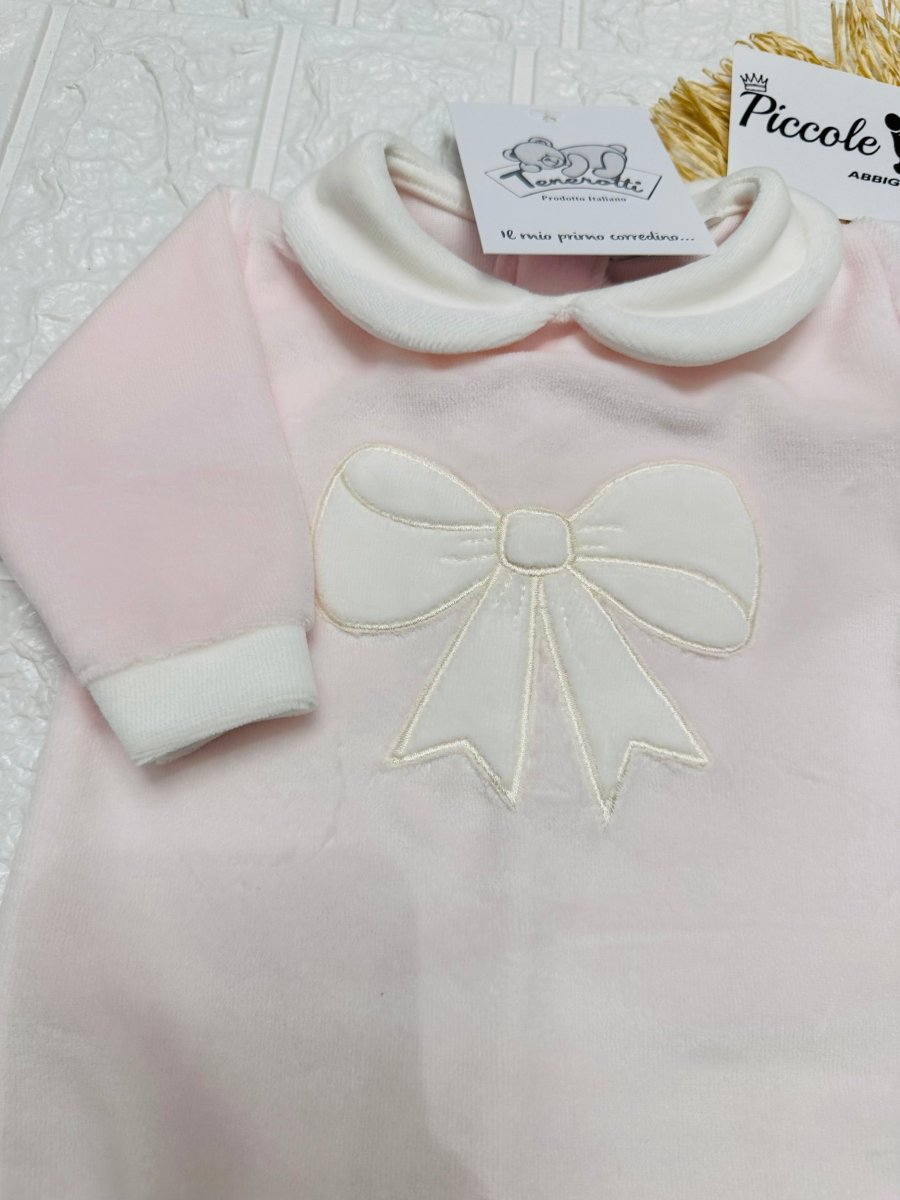 Tutina ciniglia Fiocco rosa 30413 - Piccole Canaglie - PC23319