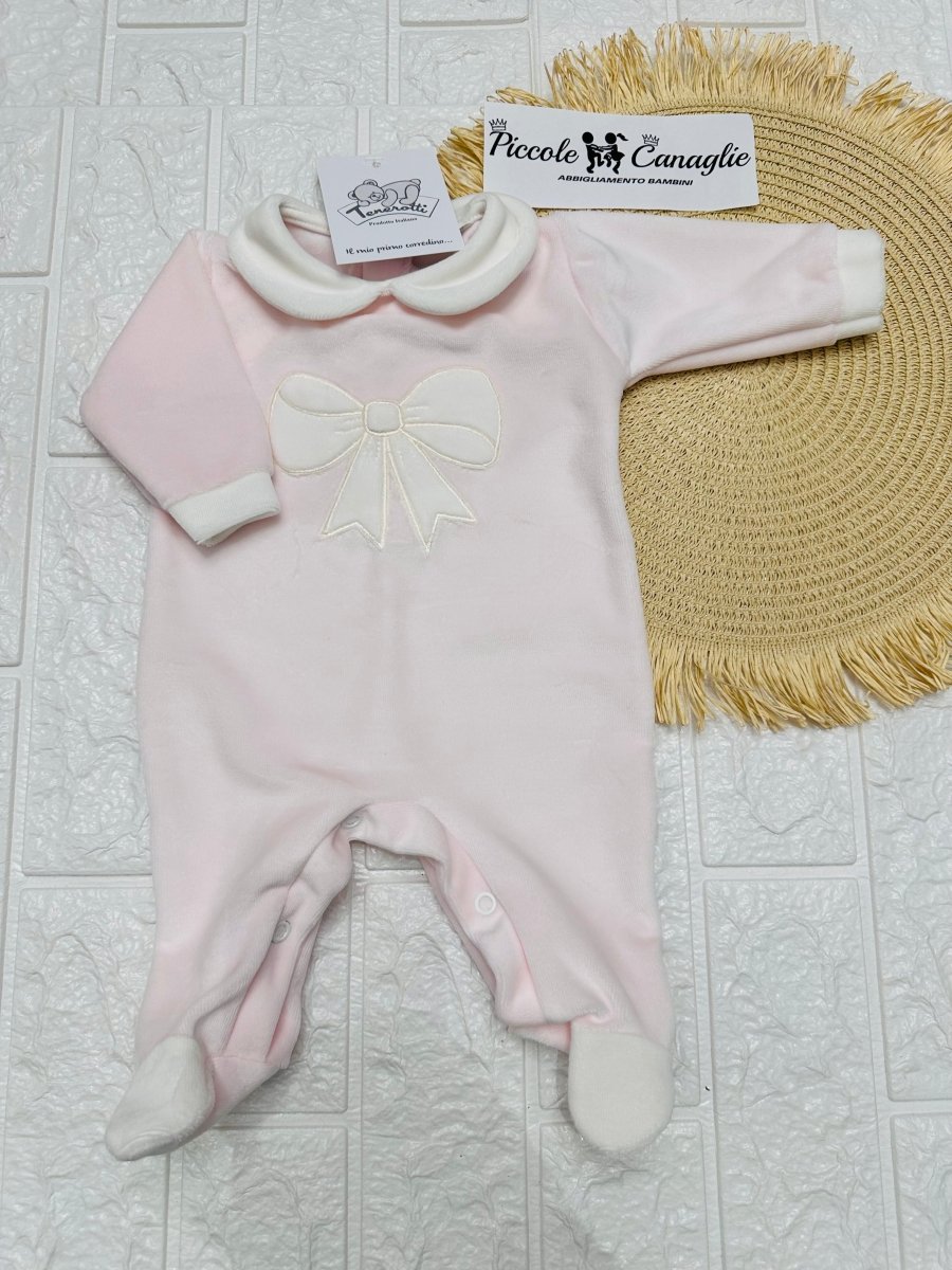 Tutina ciniglia Fiocco rosa 30413 - Piccole Canaglie - PC23319