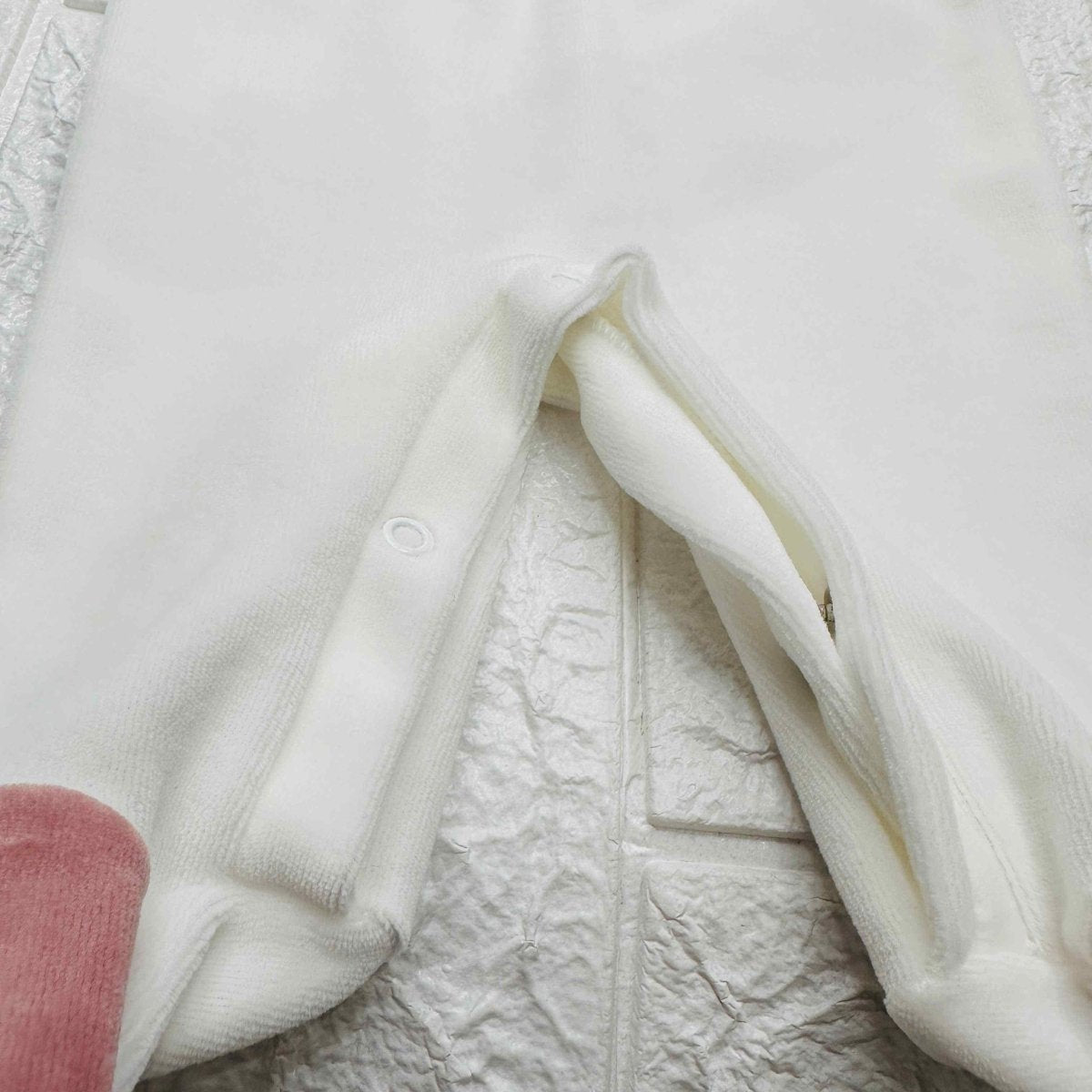 Tutina ciniglia fiocco rosa antico 30413 - Piccole Canaglie - PC20820