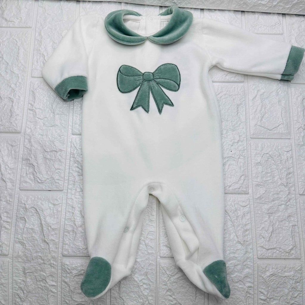 Tutina ciniglia fiocco Verde 30413 - Piccole Canaglie - PC20823