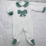 Tutina ciniglia fiocco Verde 30413 - Piccole Canaglie - PC20823