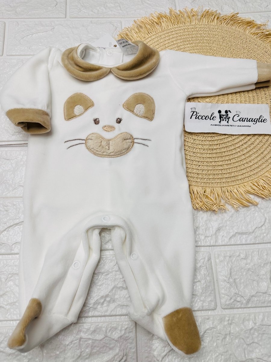 Tutina Ciniglia Gattino Coccoloso Beige 30515 - Piccole Canaglie - PC29795