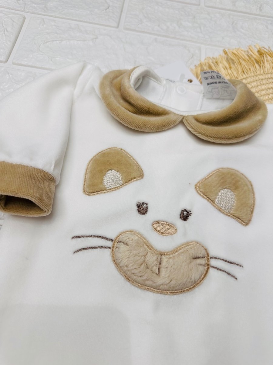Tutina Ciniglia Gattino Coccoloso Beige 30515 - Piccole Canaglie - PC29795