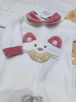 Tutina Ciniglia Gattino Coccoloso Rosa Antico 30515 - Piccole Canaglie - PC29798