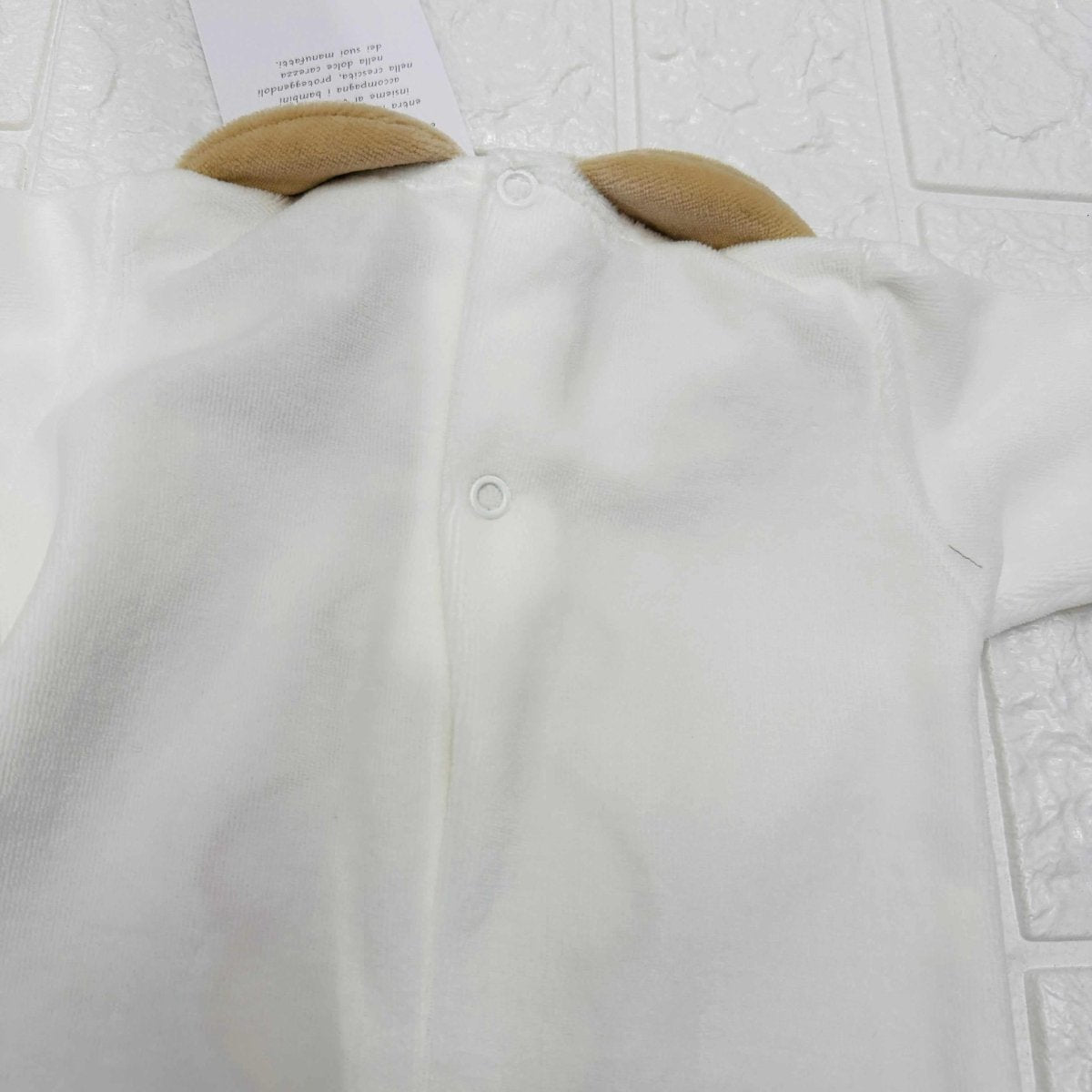 Tutina ciniglia orsetto panna 30407 - Piccole Canaglie - PC21990