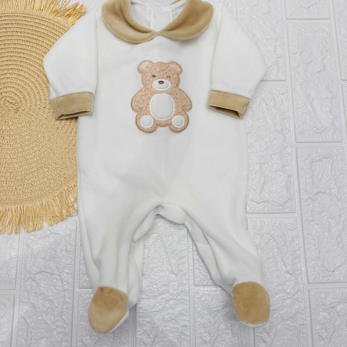 Tutina ciniglia orsetto panna 30407 - Piccole Canaglie - PC21990