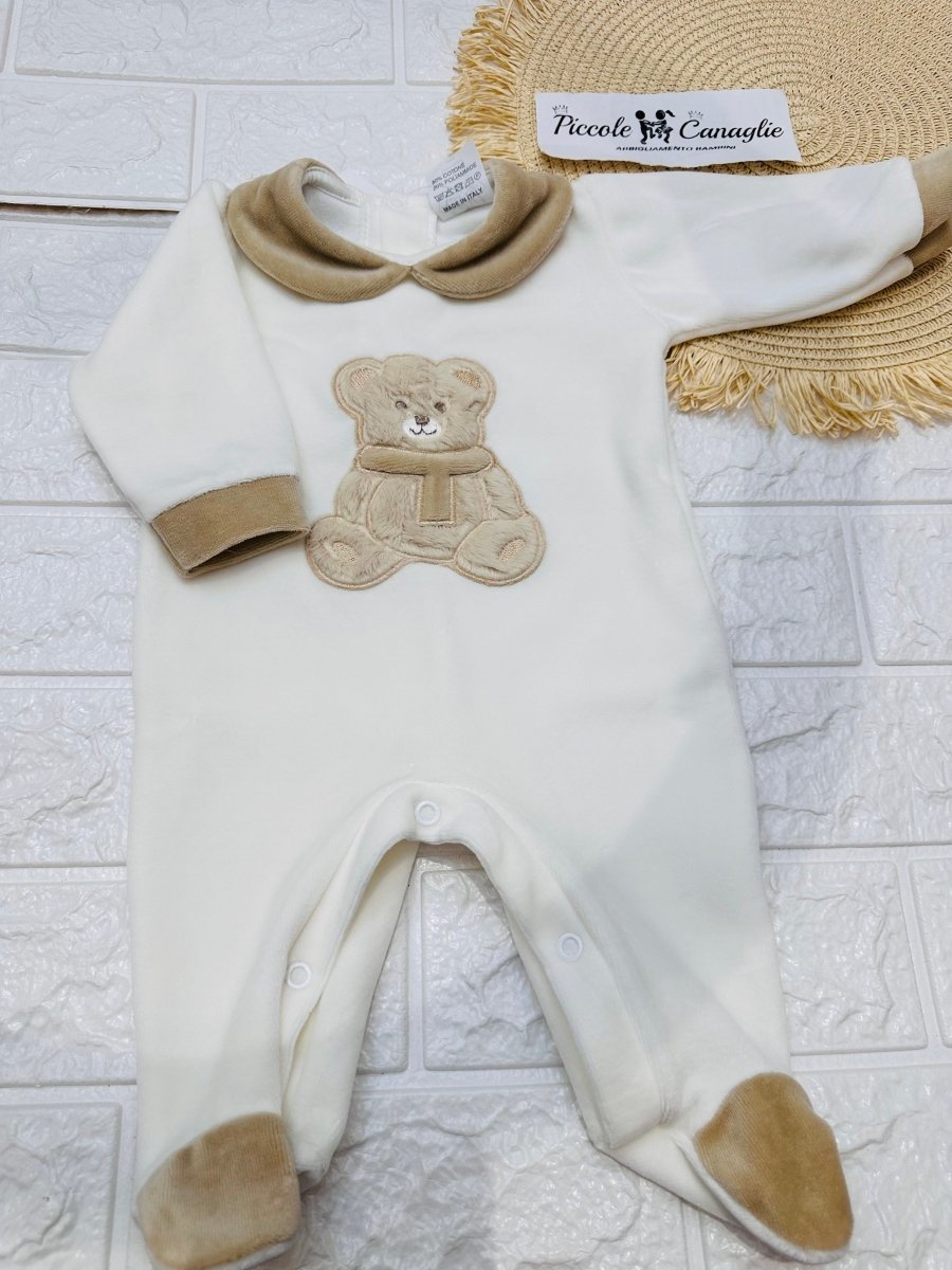 Tutina Ciniglia Orsetto Tenero Beige 30502 - Piccole Canaglie - PC29789