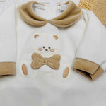 Tutina ciniglia orso bianco beige 30411 - Piccole Canaglie - PC22317