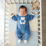 Tutina Ciniglia Orso Cuoricino Azzurro 30509 - Piccole Canaglie - PC29492