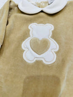 Tutina Ciniglia Orso Cuoricino Beige 30509 - Piccole Canaglie - PC29489