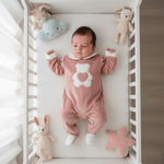 Tutina Ciniglia Orso Cuoricino Lampone 30509 - Piccole Canaglie - PC29495