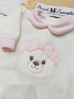 Tutina Ciniglia Orso Fascia Fiocco Rosa 30508 - Piccole Canaglie - PC28600