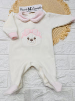 Tutina Ciniglia Orso Fascia Fiocco Rosa 30508 - Piccole Canaglie - PC28600