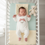 Tutina Ciniglia Orso Fascia Fiocco Rosa Antico 30508 - Piccole Canaglie - PC28605