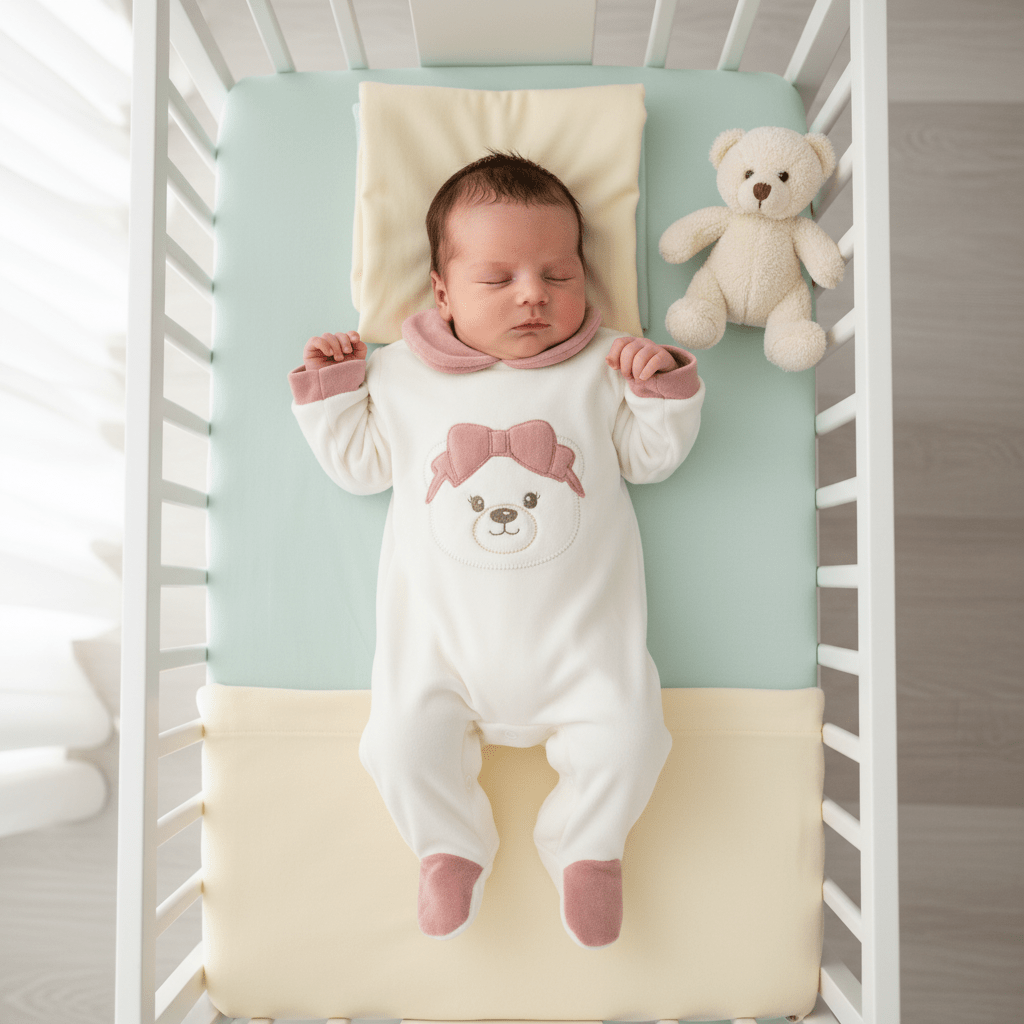 Tutina Ciniglia Orso Fascia Fiocco Rosa Antico 30508 - Piccole Canaglie - PC28605