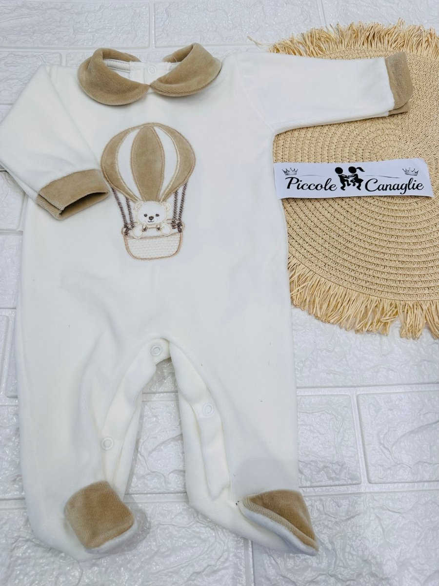 Tutina Ciniglia Orso Mongolfiera Beige 30524 - Piccole Canaglie - PC30032