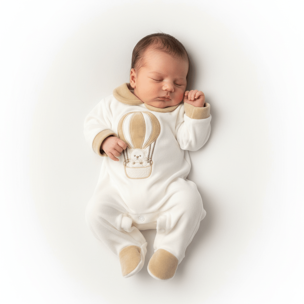 Tutina Ciniglia Orso Mongolfiera Beige 30524 - Piccole Canaglie - PC30032