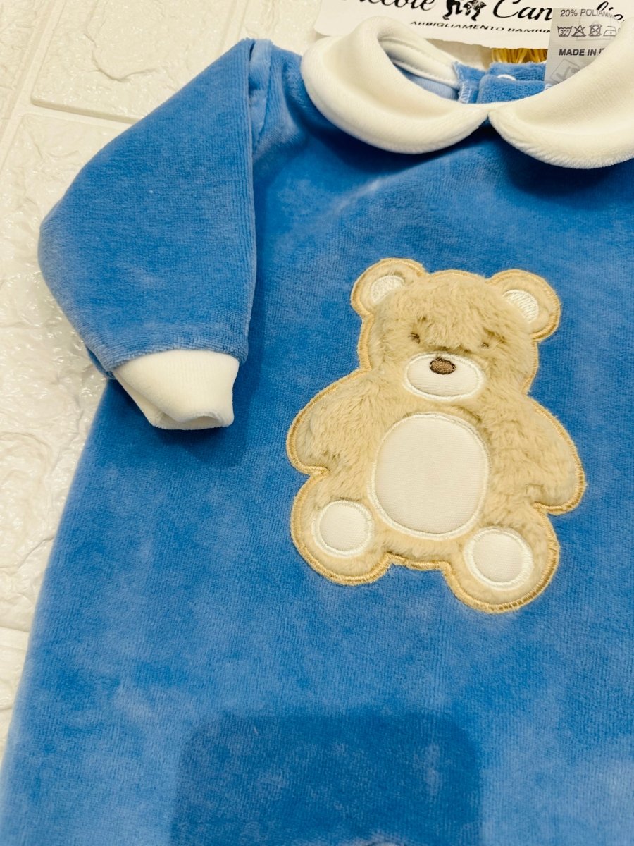 Tutina Ciniglia Orso Morbidoso Azzurro 30507 - Piccole Canaglie - PC29480