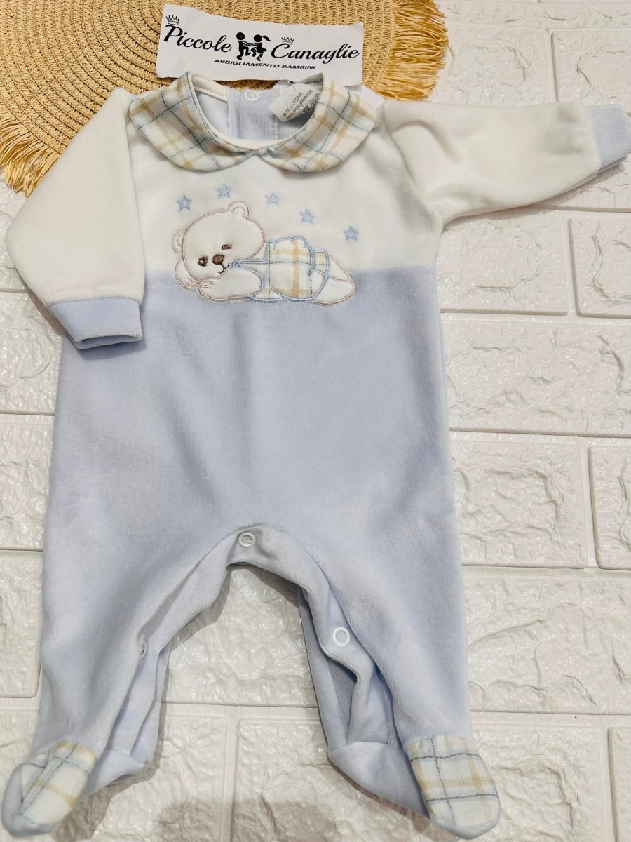 Tutina ciniglia Orso ninna nanna celeste 30403 - Piccole Canaglie - PC24510