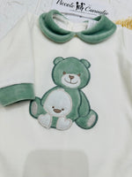 Tutina Ciniglia Orso Paperotto Morbidoso Verde 30504 - Piccole Canaglie - PC29486