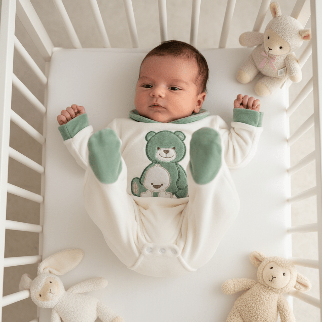 Tutina Ciniglia Orso Paperotto Morbidoso Verde 30504 - Piccole Canaglie - PC29486