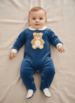 Tutina ciniglia orso Peluche blu 30407 - Piccole Canaglie - PC24032