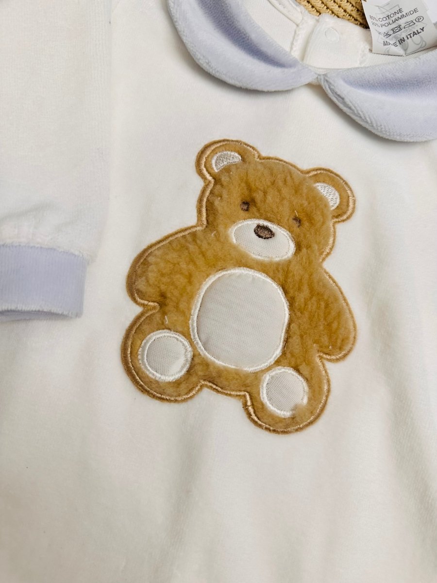 Tutina ciniglia orso Peluche celeste 30407 - Piccole Canaglie - PC24026