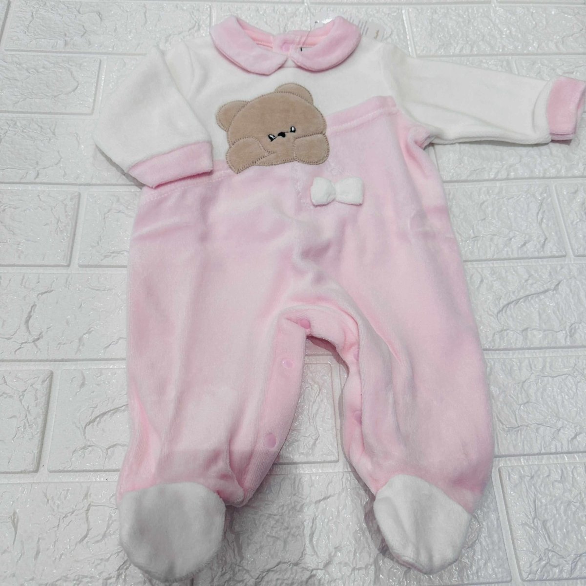 Tutina ciniglia orso Rosa ART B524F/6 - Piccole Canaglie - PC22031