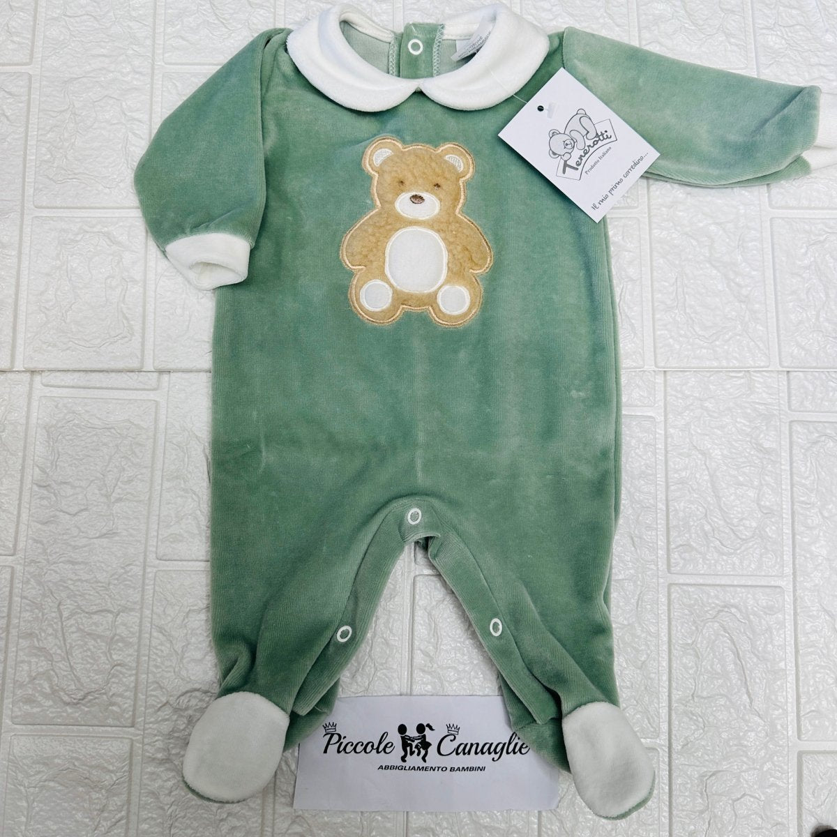 Tutina Ciniglia orso verde 30407 - Piccole Canaglie - PC22810