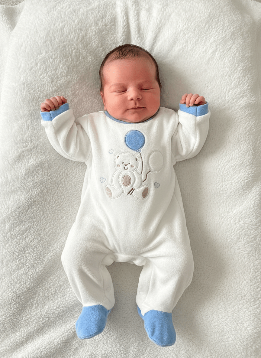 Tutina ciniglia palloncino Celeste - Piccole Canaglie - PC24279