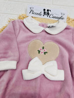 Tutina ciniglia rosa antico B548/2F - Piccole Canaglie - PC29942