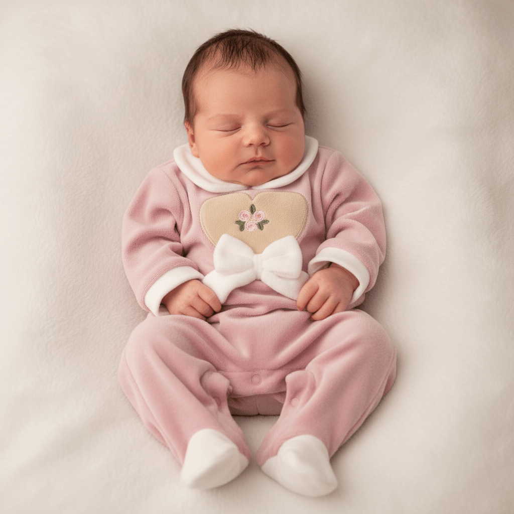Tutina Ciniglia Rosa Antico B548/2f - Piccole Canaglie - PC29942