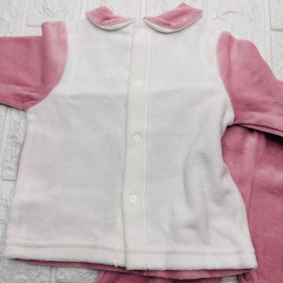 Tutina ciniglia rosa antico - Piccole Canaglie - PC20875