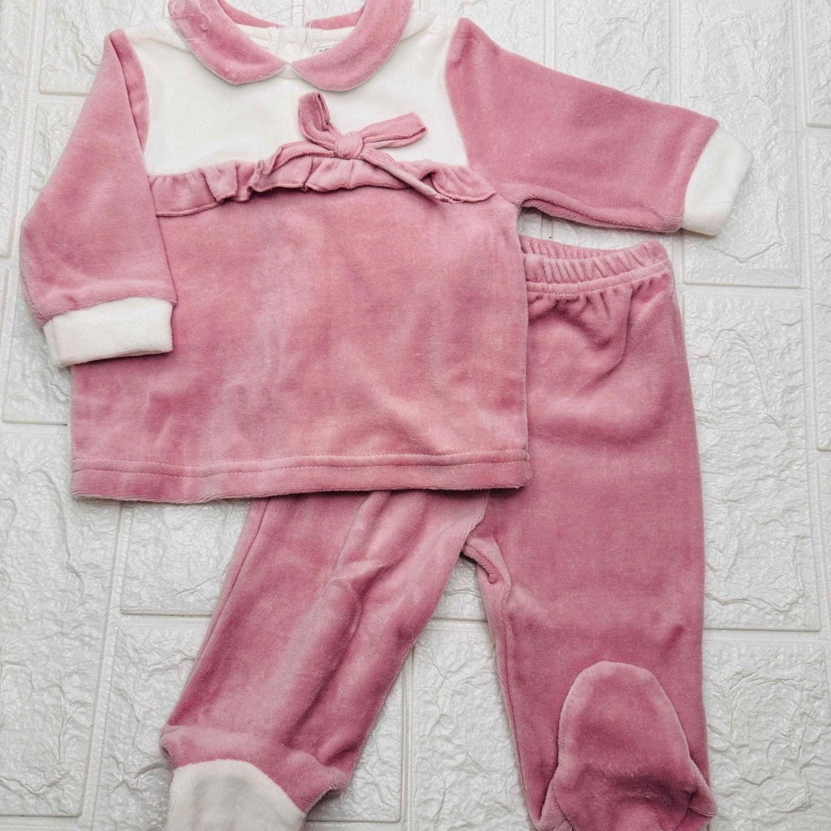 Tutina ciniglia rosa antico - Piccole Canaglie - PC20875