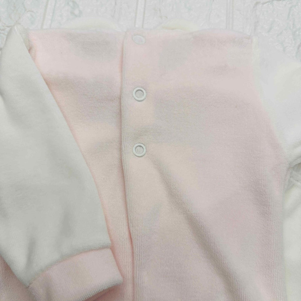 Tutina ciniglia taschino rosa 31406 - Piccole Canaglie - PC20877